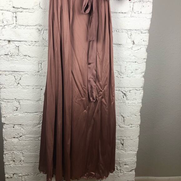 Vintage Maidenform Dreamwear Mauve Slip Dress & Satin Robe Set - Picture 5 of 15